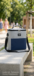 Ästhetische Thermo-Picknicktasche | Premium Kühltasche